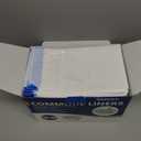 Commode Liners with Absorbent Pads | 100Bags+100Pads for Bedside Toilet Chair Bucket | Universal Fit | Bedside Commode Liners and Pads(100Bags + 100Pads)