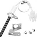 Cenipar 903110A 903110 Furnace Hot Surface Ignitors With Plug, Round Silicon Nitride Universal Hot Surface Igniter Kit Replacement for Nordyne Furnace Igniters 903110