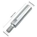 3PCS 100 Angle Grinder M10 Extension Connector Silver Connector Extension Multifunctional Polishing Machine Accessories For Grinding Heads Grinding Wheels Grinding Discs Grinding Pads