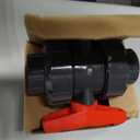 UPVC 1" NPT Ball Valve, DN25 PVC True Union Full Flow, ASTM EPDM O-ring, 1 inch Threaded PVC Shut Off for Water System