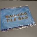 2Pack Mahjong Tile Bag, Case for American Mah jong Set, Mahjong Gifts Accessories, Card Holder Bouch, Blue (Case Only)