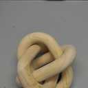 3 Link Wood Knot Decor Rustic Home Dcor Accents Hand Carved Coffee Table Decoration, Boho Chain Link Decoration, Modern Shelf, Rustic Objects for Home Living Room Bedroom(Natural)