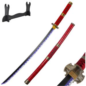 Bamboo Zoro Swords Roronoa Zoro Cosplay Prop Enma Zoro Sword Original Textures for Anime,Suitable for Cosplay, Decoration, Collection, Stage Performance and Gift.