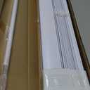 2 Inch Cordless Room Darkening Faux Wood Blind - 35" W x 64" L - White, Over 1,000 Custom Sizes Starting at 18.97, Inside or Outside Mount, Venetian Shades for Interior Windows by Lumino