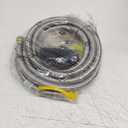 Propane Hose, 12FT Stainless Steel Quick Connect Hose for RV, 1/4'' Quick Disconnect Connect for RV to Gas Grill, Compatible with 1 LB Portable Appliance to RV 1/4" Female Quick Disconnect