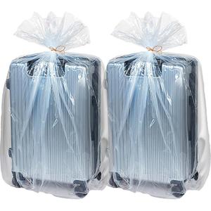 Fainne 10 Pack Extra Large Clear Plastic Storage Bags 40 x 60 Inch 3.94 Mils Giant Jumbo Moving Flat Plastic Storage Bags for Clothes Packing Luggage Suitcase Furniture Comforter Bike Blanket