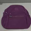 Tanweibago Mini Nylon Women Backpacks,11L Small Ladies backpacks Casual Lightweight Women Shopping Travel Daypack (Purple)