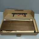 IAE Led Floating Wall Shelves 24 inch, Bathroom Shelf Wall Mounted, Invisible Shelf Floating Kitchen Shelves, Wooden Wall Shelving with Brackets for Living Room Wall Mounted, Easy Install, Set of 2, Teak