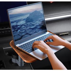 360 Rotating Wood car Tray &Desk for laptop - steering wheel cup holder table,car accessories