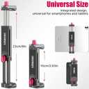 U-pad III Aluminum iPad Tripod Adapter - 7.9-12.9in Metal Mount w Cold Shoe & Acra Swiss QR Mount for iPad, iPhone & Air