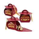 TaoBary 30 Pcs Graduation Cap Gift Boxes Graduation Decorations Class of 2025 Candy Box with Tassel for 2025 Grad Party Favors Supplies(Maroon, Gold)