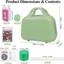 Portable American Mahjong Set, 166 Mahjong Tiles with Carrying Bag, 3 Dice, 40 Chips, Wind Indicator, Instruction Book, Compact Travel Game Set