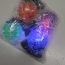 ArtCreativity LED Orbit Wrist Balls  Set of 4 Light Up Toys with Elastic Strings  Fun Outdoor Glow Ball Game, Great for Birthday Goodie Bags, Classroom Rewards, Backyard Play for Kids Ages 3+
