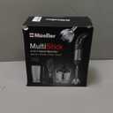 Mueller Multistick 800W 4-in-1 Immersion Blender Handheld, 12 Speed Hand Mixer - Turbo Boost, Heaviest Duty Copper Motor, Titanium Blades Hand Blender, Milk Frother Wand, Whisk, Beaker, Chopper, Grey