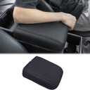 JKCOVER Compatible with 2024 2025 2026 Toyota Tacoma (4th Gen Tacoma) Center Console Armrest Cover Accessories PU Leather Car Anti-Scratch Armrest Cushion Lid Protector