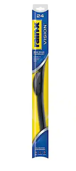 Rain-X Vision Wiper Blade 24", Standard Beam, All Weather Performance, Pack of 1