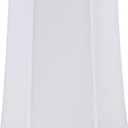 Aspen Creative 35040, Handsewn Bell Off White Spider Shade/Linen Fabric, 12" Top x 14" Bottom x 15" Slant