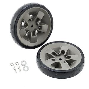 67445 Grill Wheels Replacement Parts for Weber Wheels Genesis II and Genesis II LX 200 300 400 600 Series GS4 Grill(Model Years 2017 and Newer) Weber II E-310 8 Inch Plastic Black BBQ Wheel Kit 2Pcs