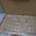 27-9/16" x 14-9/16" Sink Protector, Rear Drain with Corner Radius 3/16", Sink Grid - Rear Drain for Single Bowl Kitchen Sinks