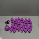 JKSHMYT Weighted Hula Circle Hoops for Adults Weight Loss, Infinity Fit Hoop Plus Size, 30 Detachable Links, Exercise Hoop for Women and Beginners (Purple)