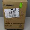 Flemoon Large Outdoor Electrical Box (12.5 x 8.5 x 5 inch), IP54 Waterproof Extension Cord Cover Weatherproof, Protect Outlet, Plug, Socket, Timer, Power Strip, Holiday Light Decoration, Black