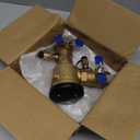 UPGRADED 1" 720A Pressure Vacuum Breaker Assembly, Metal Top Cover, Thickened Brass Backflow Preventer Valve, Back Siphon Valves for Irrigation System, Use Sealant Instead of Teflon Tape, MAX 400PSI