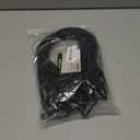 8 Pcs 24 Inch Adjustable Carabiner Bungee Cords with Hooks, Easy to Adjust from 7" to 24", Black Bungee Straps with UV-Resistance & Superior Elasticity for Cargo, Bike, Luggage, Carts, Truck, etc