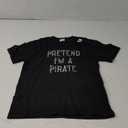 Pretend I'm A Pirate Lazy Halloween Costume T-Shirt, L