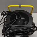 1500W Greenhouse Heater with Thermostat, 3 Modes Outdoor Heater with Overheat Protection, 3s Fast Heating, Portable Outdoor Electric Heaters for Green House, Garage, Grow Tent, Patio, Orange