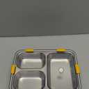 Lunch Box for Kids, Lunch Box for Kids – 3 Compartment Insulated Lunch Box Stainless Steel Tiffin Box for Boys, Girls, School & Office Men Multicolor Pack of 1