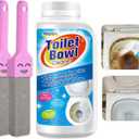 Pumice Stone for Toilet Bowl Cleaning, Powerfully Cleans Hard Water Rings, Calcium Buildup & Stains, Suitable for Cleaning Toilets, Bathtubs