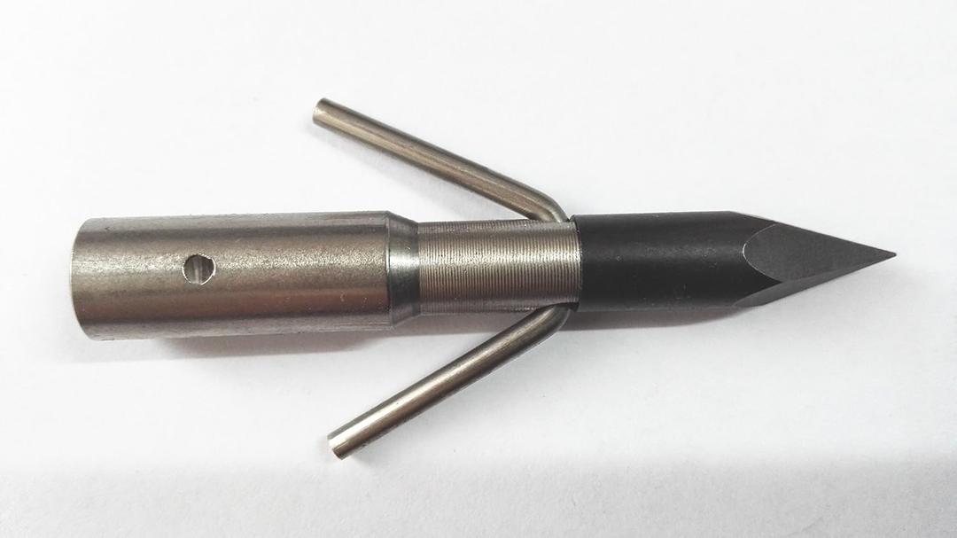 GPP 6PK Bowfishing Arrow Point Broadheads Fixed Head