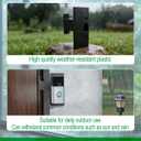 Doorbell Extender Bracket Compatible with Ring Doorbell, Extends Offset Doorbell Holder Mount for Brick Wall, Get Better View, Black 97mm