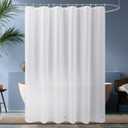 Shower Curtain Liner 72x72 | Frosted PEVA, 70 GSM Thickness, Odour-Free, Waterproof, Rustproof Grommets with 3 Weighted Magnets