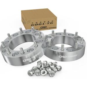 Customadeonly 2 Inch Wheel Spacers 8x170 Compatible for Ford F-250 Super Duty 1999-2002, F-350 Super Duty 1999-2002, Excursion 2000-2002 (4pcs M14x2.0 Studs) Truck Spacer Fits Both Front & Rear Axles