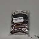 French Flat Hair Clips for Women 6pcs Hair Claw Clips for Thick or Thin Hair Matte Claw Clips for Girls Barrettes Non-Slip Strong Hold Hair Accessories for Women (Brown Scarlet)