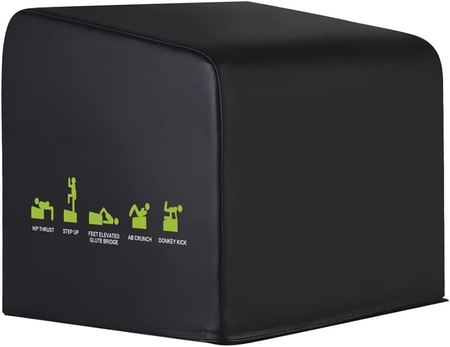 Hip Thrust Machine & Glute Bridge Exercise Machine, Hip Thrust Bench Booty Workout Box Platform for Home Gym Total Body Workout.