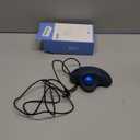 Wired Trackball Mouse with RGB Lighting, Ergonomic Thumb Control to Reduce Muscle Strain, 5 Adjustable DPI, Dual USB-C & USB-A Connectivity, Compatible with PC, Laptop, Mac, Windows-Blue