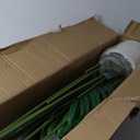 Ting's time Artificial Palm Tree 7ft Faux Plants Large Tropical Palm Tree with 15 Trunks Lifelike Leaves White Potted for Outdoor Indoor Housewarming Gift Modern Decor 1Pack