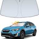 Foldable Windshield Sun Shade for 2018-2024 2025 2026 Subaru Crosstrek Accessories, Heat & UV Protection Sunshade Sun Visor Protector with Storage Bag, Keep Interior Cooler