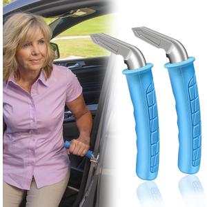2 Pack Car Door Handle Assist for Elderly  Door Handle for Seniors Portable Mobility Aid Handicap Vehicle Support Handle Ideal for Sit-to-Stand Assistance Parkinson