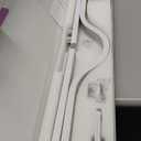 34-Inch Nail Light for Desk, 3-Level Dimming Half Moon Light, 3360LM Lamp, Adjustable with Phone Holder, Eye Protection  Ideal for Nail Techs - White