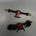 Diamond Shape SCX24 Aluminum Axle Upgrades for Axial SCX24 Deadbolt C10 JLU Gladiator Bronco 1/24 RC Crawler (Black)