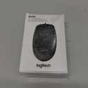 Logitech B100 Wired Mouse for Computer and Laptop, USB Corded Mouse, Right or Left Hand Use - Black