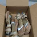 QUMY 4PCS Dog Boots for Large Dogs, Medium Dog Shoes & Paw Protectors for Hot Pavement, Summer Heat Protection, Mesh Breathable Nonslip Dog Booties for Hardfloors, Walking Running Hiking Khaki Size 8