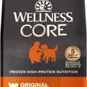 Wellness CORE Dry Dog Food, Grain-Free, High Protein, Natural, Original Turkey & Chicken Recipe, (26-Pound Bag), BBD 18 Mar 2027