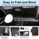 TINGLU Window Shades for Honda CR-V 2023-2026 Accessorie Car Side Full Windows Rear Triangular Windshield Sun Shade Sun UV Rays & Privacy Protection for Camping,Napping,and Relaxing 8PCS
