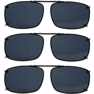 Eyekepper Large Clip On Sunglasses Polarized Lens