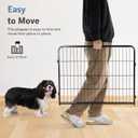 DUMOS Dog Playpen 40 Inch 32 Panels Indoor Outdoor Metal Pet Fence