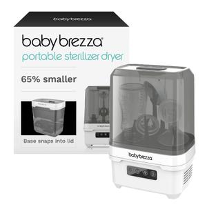 Baby Brezza Portable Baby Bottle Sterilizer Dryer for Travel - Compact Mini Sterilizer Fits Bottles, Pump Parts and Accessories